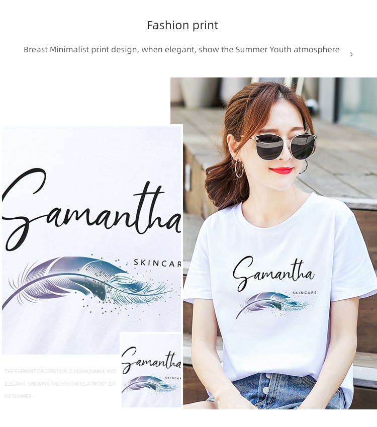 easy summer jacket ma'am Undershirt Short sleeve T-shirt