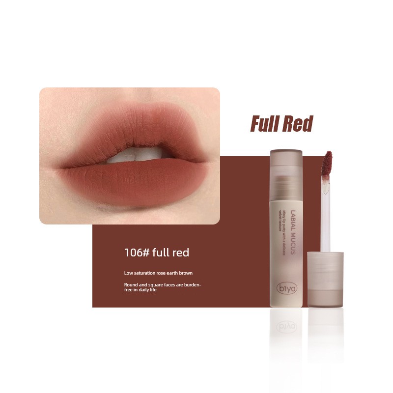 Matte Lip Glaze for Pregnant Women, Velvet Lip Gloss That Is Not Easy to Smudge, Lightweight and Suitable for Use during Pregnancy — 6