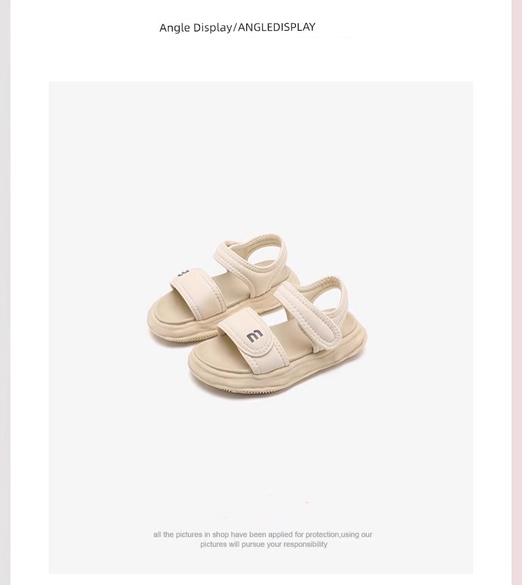 Girls' Sandals 2026 Summer New Style Kidsren's Non-Slip Shoes Little Girls Soft-Soled Beach Shoes for Middle and Large Kidsren Summer Style — 9