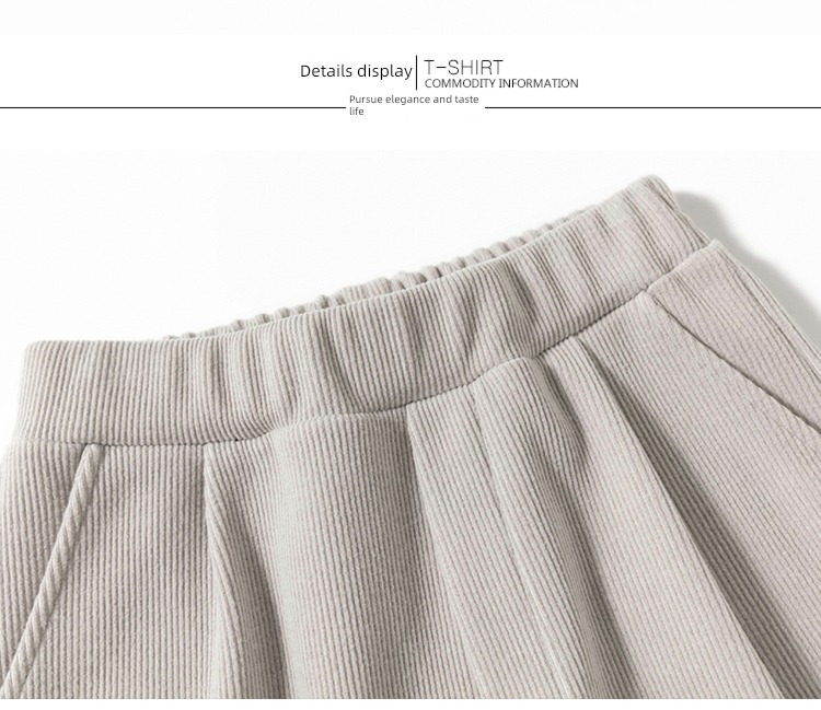 corduroy 2022 paragraph female Autumn and winter chenille  Leggings