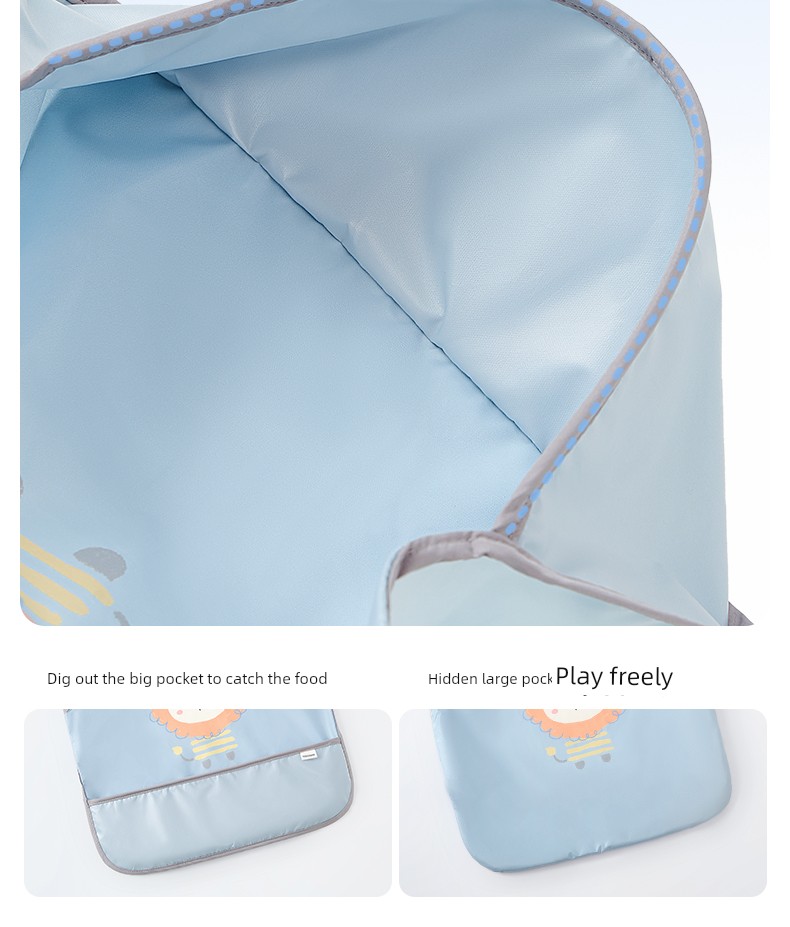 Niduoxiong Fall and Winter Eating Complementary Food Bib Children Overclothes — 18
