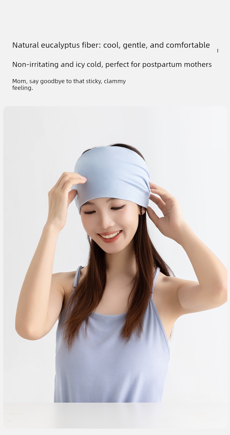 Maternity Postpartum Headband, Headscarf, Hat, Thin Style, Antibacterial, Windproof, Breathable for Pregnant Women, Autumn Postpartum Forehead Protection — 7