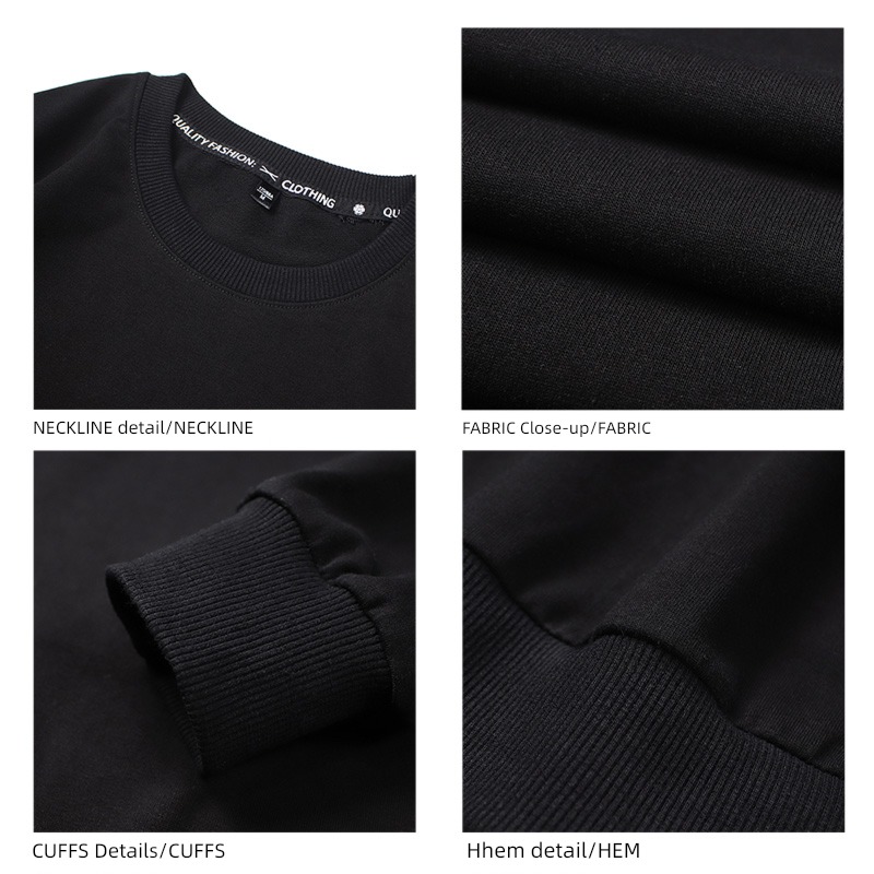 Europe and America Minority No cap Autumn and winter easy Round neck Sweater