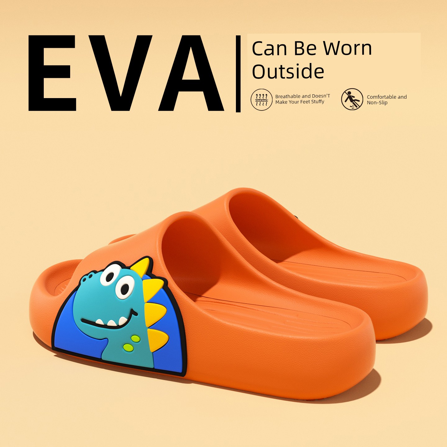 Summer Household Bathroom Bath Outwear Kids Slippers — 3
