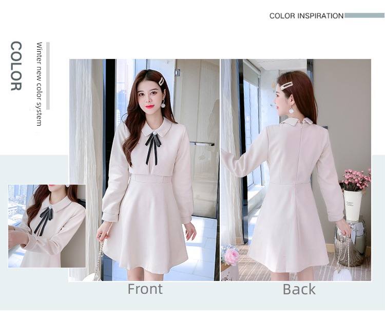 Autumn and winter little chap Wool fashion Advanced sense Winter skirt