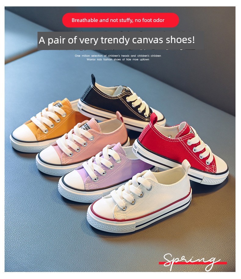 Kindergarten Indoor White Shoes for Boys, Lightweight Indoor Shoes for Children Entering School, White Canvas Shoes for Boys Entering School — 5