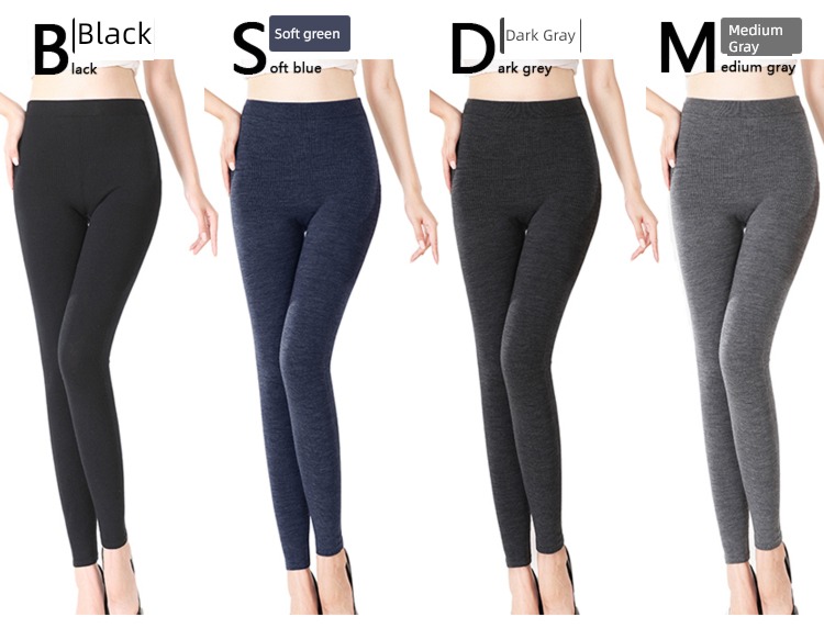 Wool pants female Thin money Lay a foundation Interpenetrating Cashmere pants External type Warm pants Woolen trousers Self-cultivation spring and autumn winter seamless