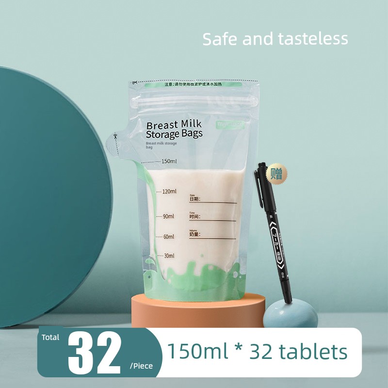 Creer Breastmilk Storage Bags Breast Milk Freshness Protection Package 80ml Small Capacity Disposable Frozen Refrigerated Storage Milk Bag 125ml — 3