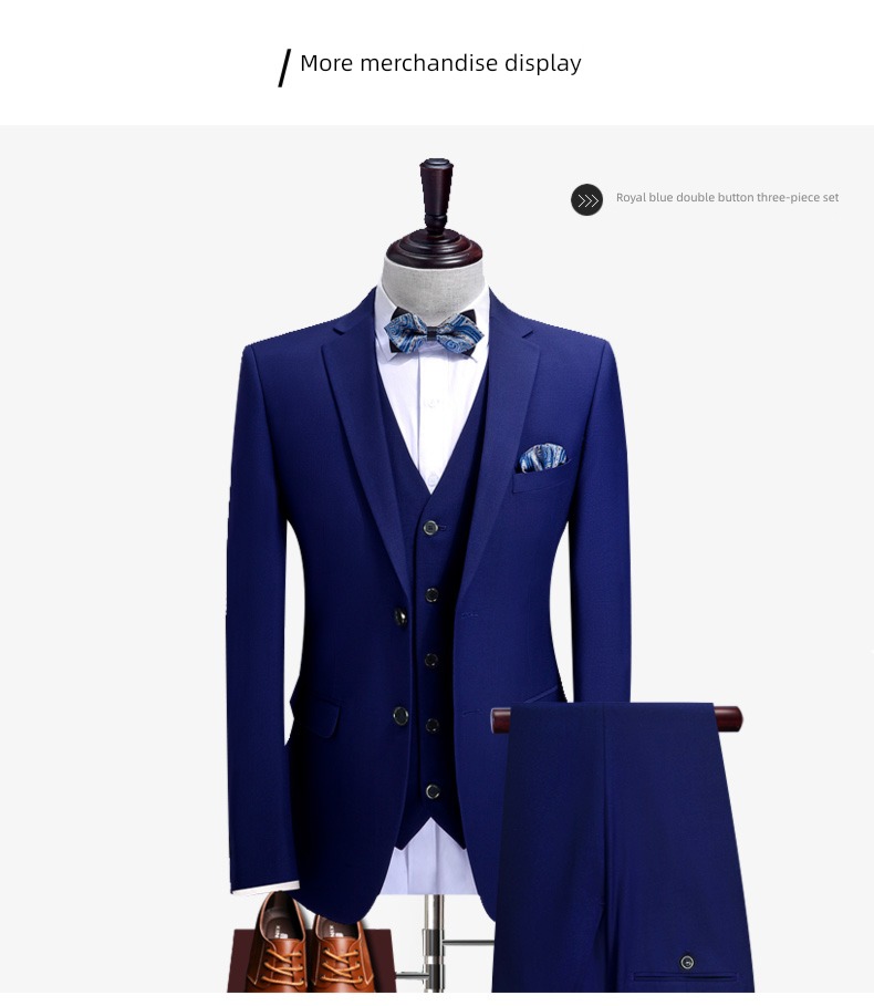 man Korean version Self-cultivation groomsman marry man 's suit suit