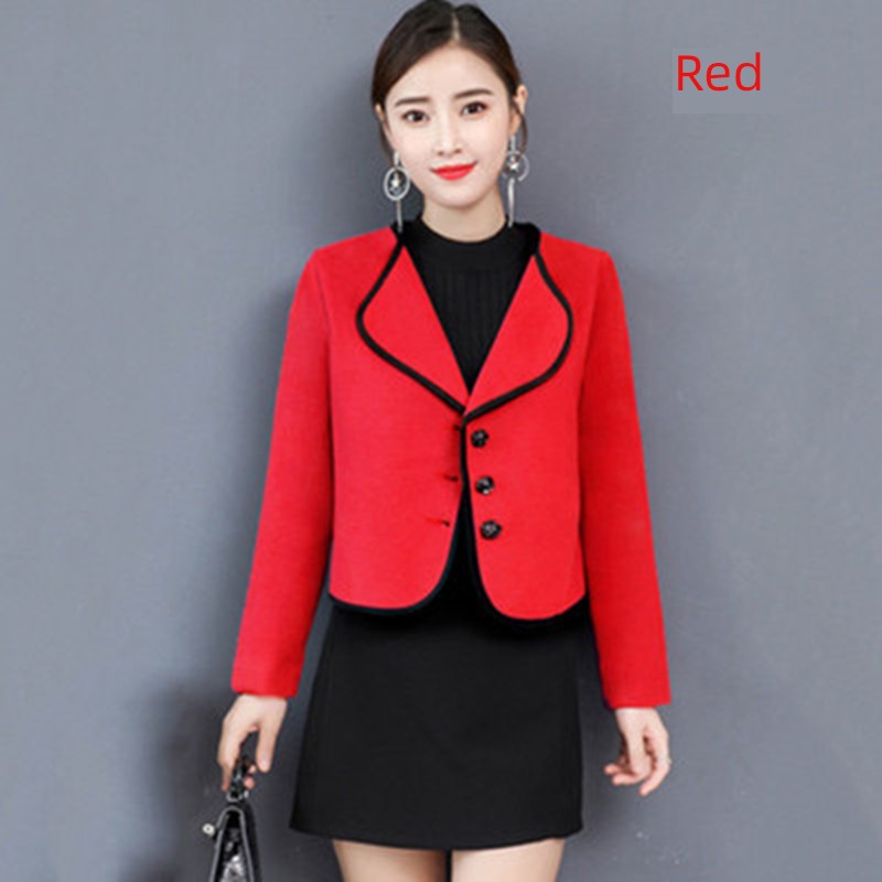 loose coat female have cash less than that is registered in the accounts Self-cultivation Mother dress Wool loose coat