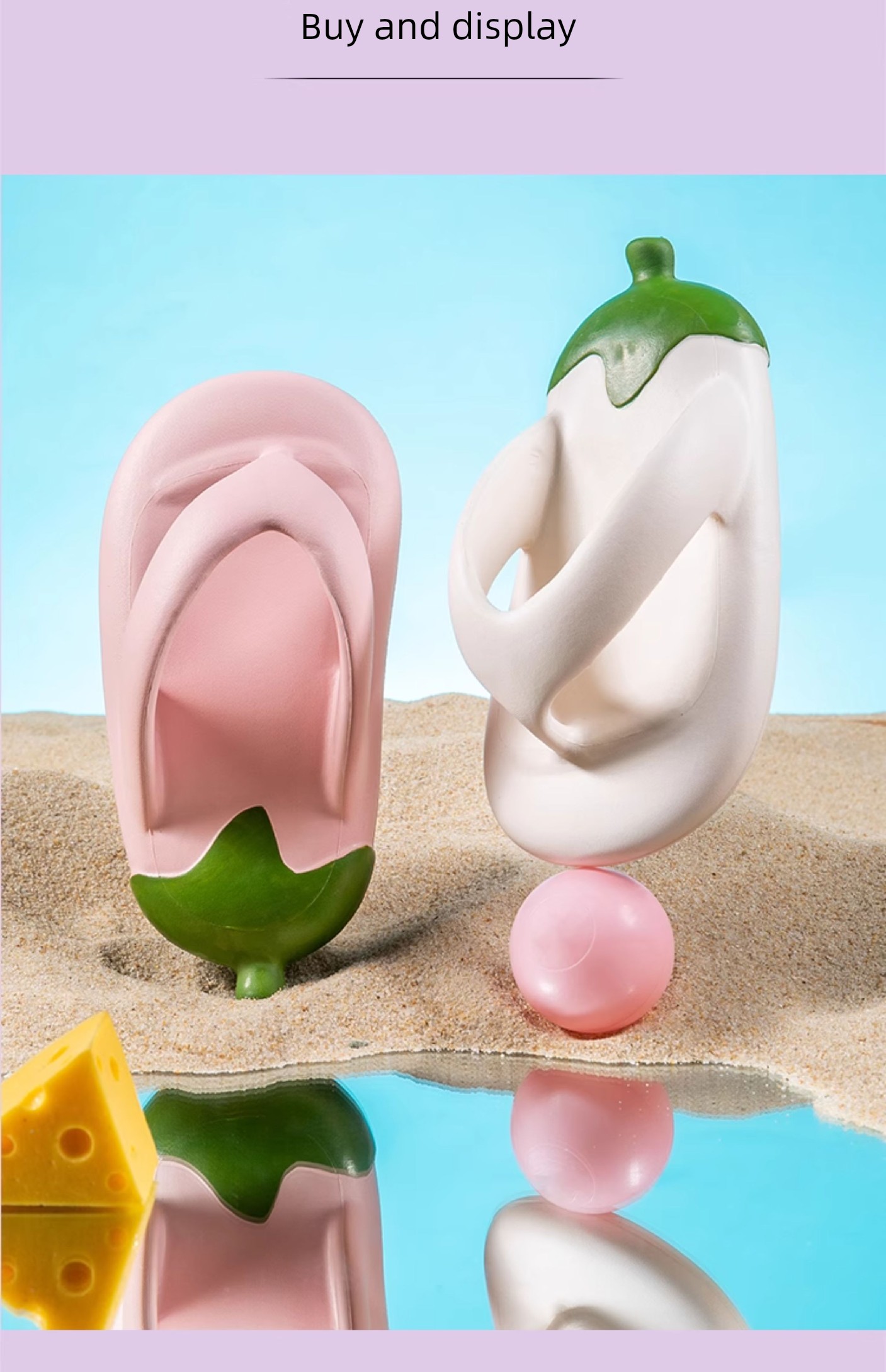 Kids Slippers Eggplant Flip-Flops Non Slip Children's Thick Sole Children's Flip-Flops Beach Outdoor Slippers Women's — 25