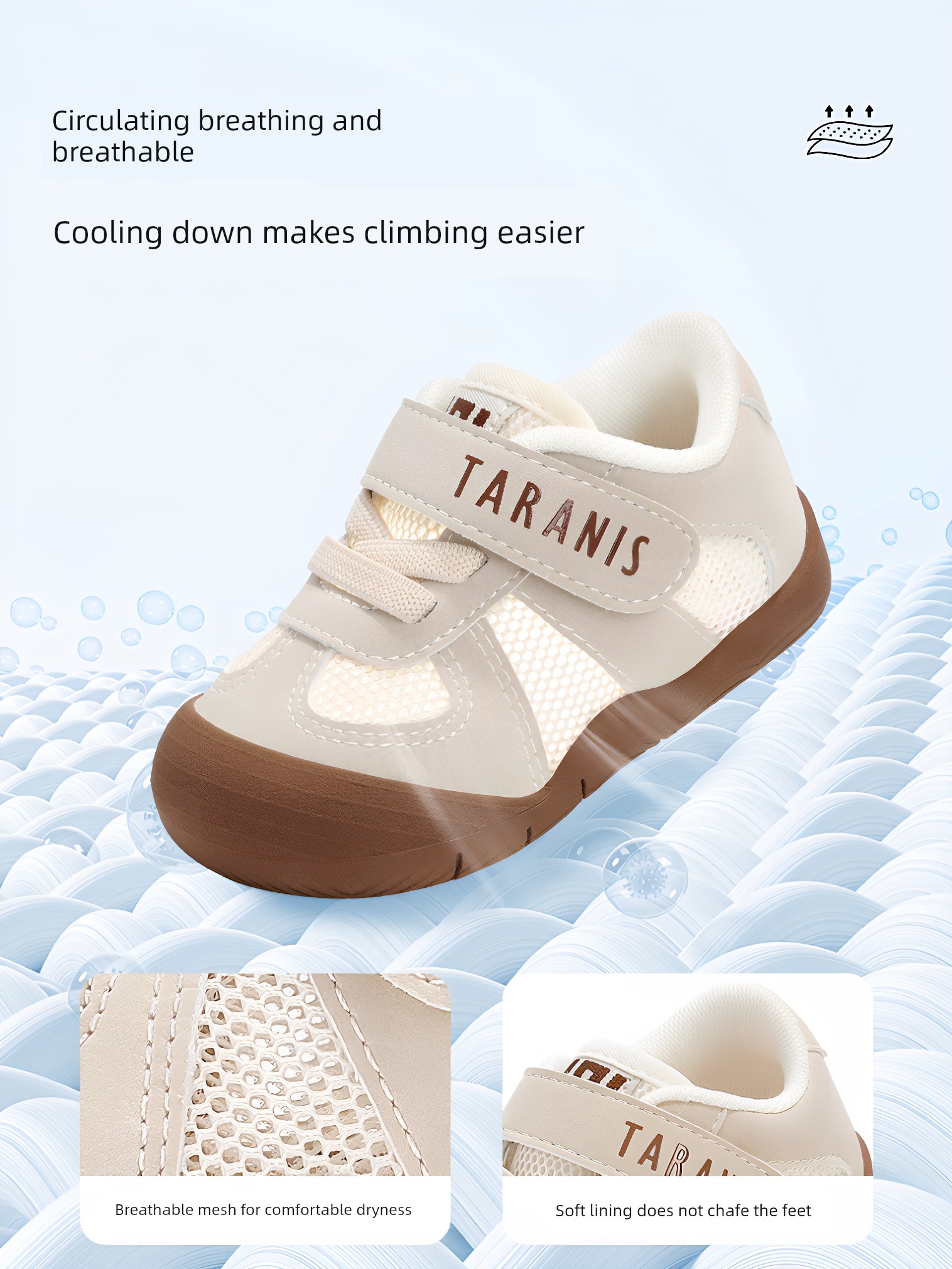 Tyrannis Children's Shoes 101 Step-Pre-Walking Shoes for Boys, Soft-Soled Newborn Shoes for Girls, Breathable and Comfortable Infant Shoes — 2