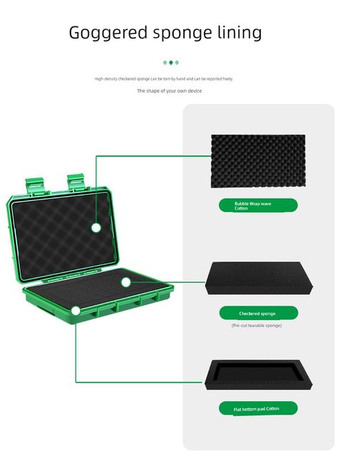 保联密封防水零件配件工具收纳盒小号小型精密仪器设备安全防护箱