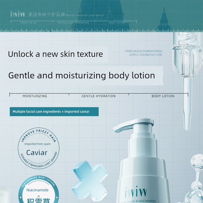 Iwiw Gilded Caviar Niacinamide Revitalizing Body Lotion Moisturizing, Nourishing, Refreshing and Fragrant Autumn and Winter Moisturizing Cream — 1