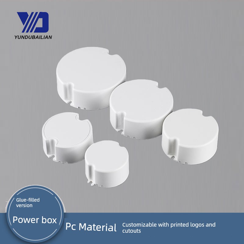 Glue Filling Power Box Flame Retardant Environmentally Friendly Pc Ceiling Lamp LED