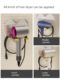 Hairdryer bracket wall-mounted hair dryer storage rack without punching toilet hair dryer hanger bathroom air duct storage