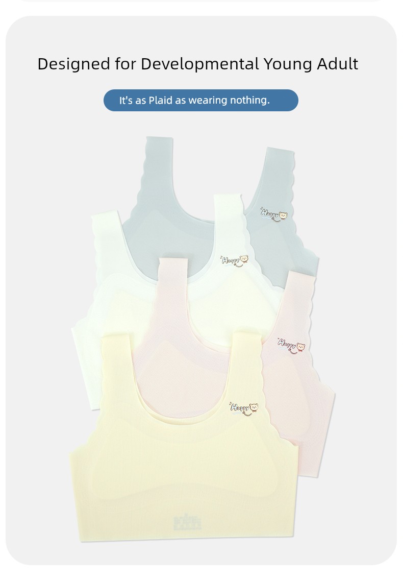 Kids Intimates development period Primary School students 10 years old 11 girl small vest Young Adult stage little girl bra Youth — 6