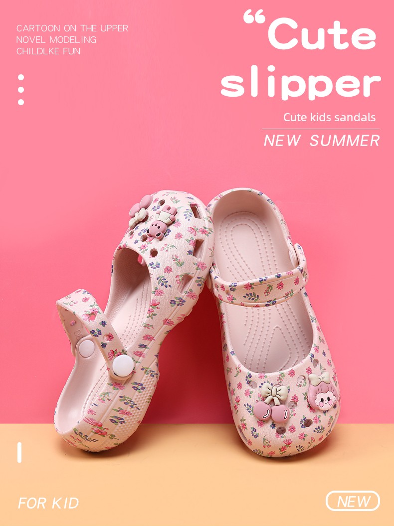 Ballet Girls' Clogs, Children's Slippers, New Summer Style Girls' Sandals, Mary Jane Non-Slip Indoor Princess Dance Shoes — 2