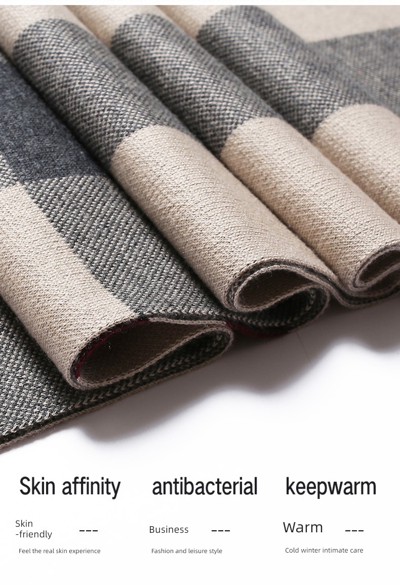 wool winter Versatile young people Gift box scarf