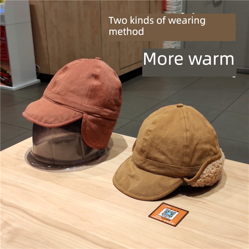 lovely female Korean version Chaopai Autumn and winter pilot Lei Feng hat