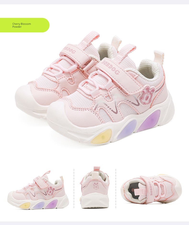 Babudou Children's Shoes, Girls' Shoes, 2026 New Autumn Model, Light-Up Shoes for 1 to 3 Years Old, Baby Light-Up Toddler Shoes — 14