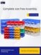 Tengzhengyue inclined parts storage box Combined material classification box Plastic box Hardware tool box Screw box