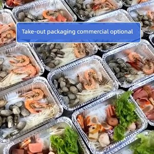 Special Rectangular for Grilled Oysters Aluminum Foil Tin Tray