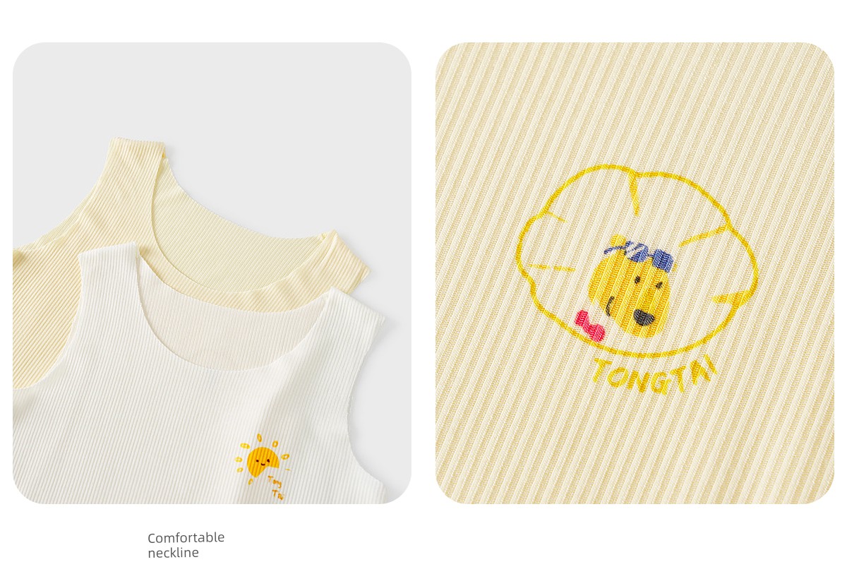 Tongtai Baby Summer T-shirt Modal 2-Piece Vest — 21