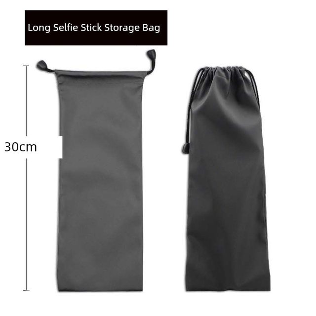 Mobile phone selfie stick power bank data cable cosmetics headphone storage bag waterproof finishing velvet cloth bag size