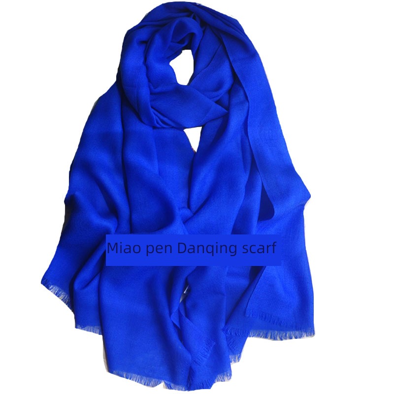 Klein wool royal blue scarf Shawl