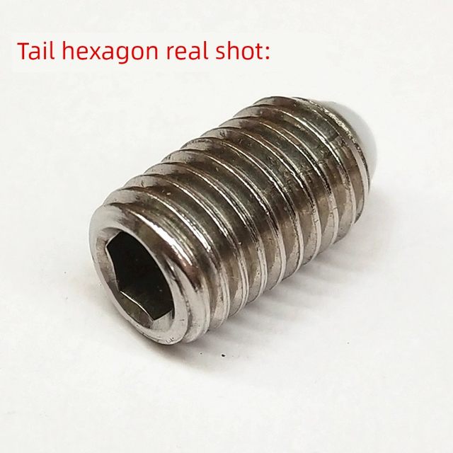 Stainless steel wave bead screws Plastic head spring plunger Ball head plunger Positioning beads M3M4M5M6M8M10