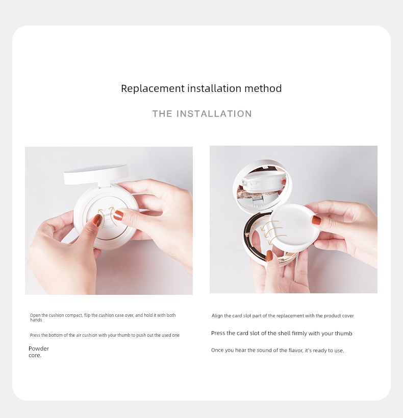 German Nenfu Folic Acid Air Cushion Bb Cream Concealer Isolation Foundation Liquid Special Skincare Product for Women Preparing for Pregnancy Cosmetics — 48