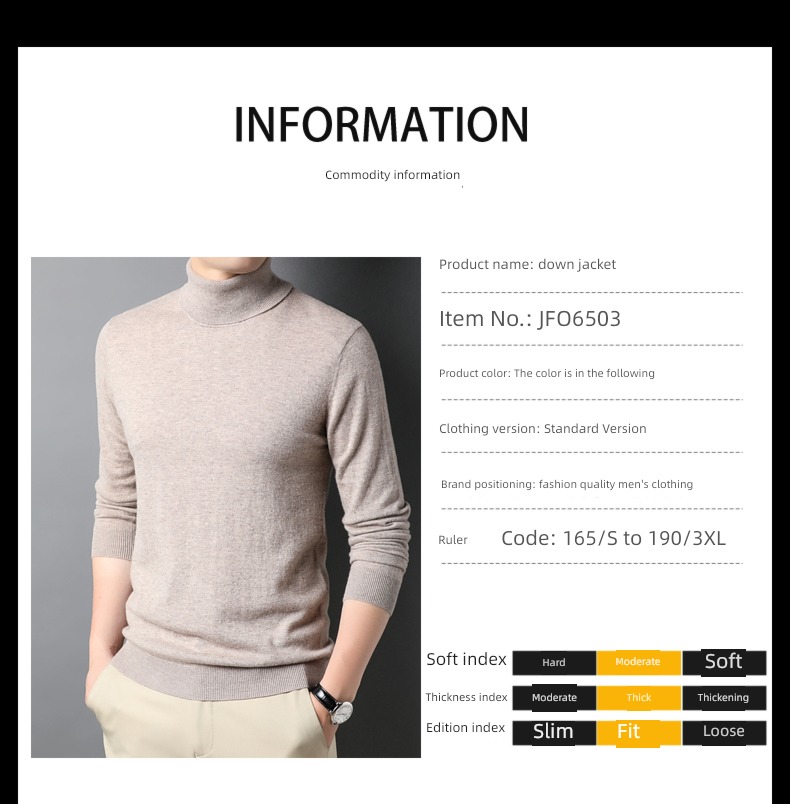 Spring, autumn and winter High collar Solid color Thin money Inner lap cardigan