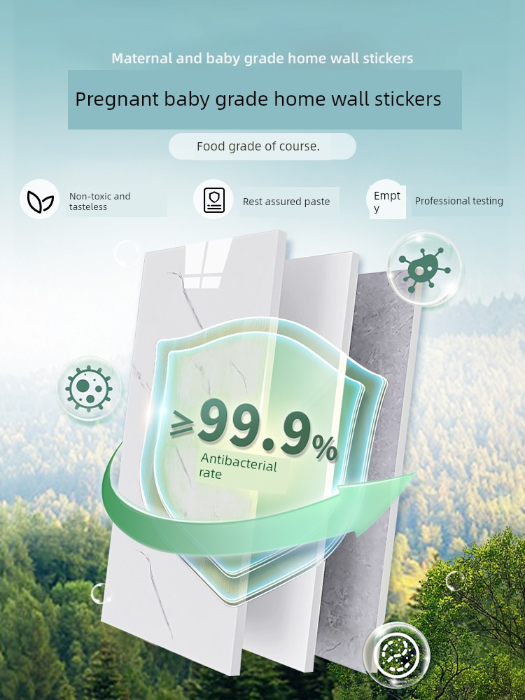 Imitation Tile Self-Adhesive Wallpaper Bedroom Living Room Waterproof Moisture-Proof Kitchen Wall Oil-Proof Stickers Self-Adhesive Background Wallpaper
