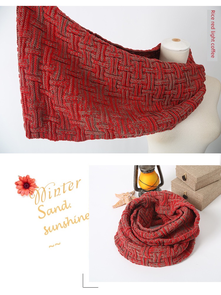 winter Condom female Versatile thickening black Knitting wool