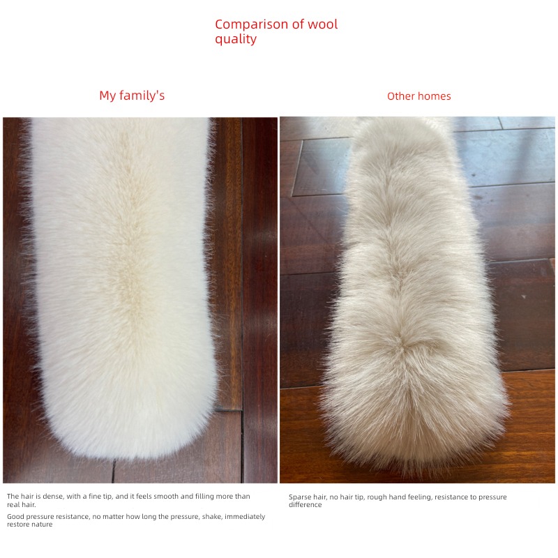 99% simulation Fur collar false Fox  Wool collar Parker Down Jackets Cotton overcoat single business currency environment protection white