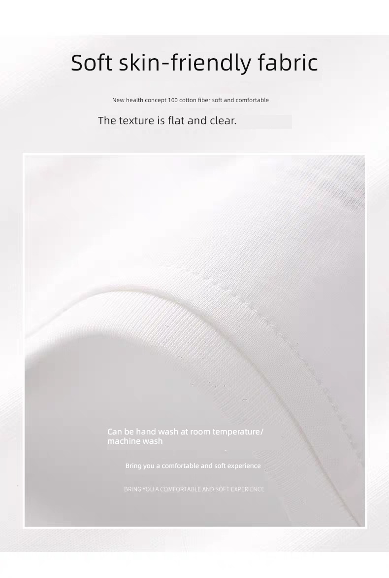 man Solid color pure cotton trend Put on your clothes Short sleeve T-shirt