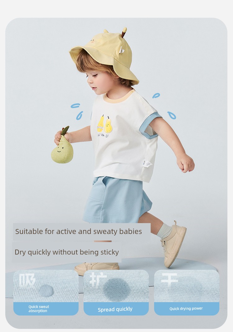 Mini Bala Polo Short-Sleeved Vest Set — 12