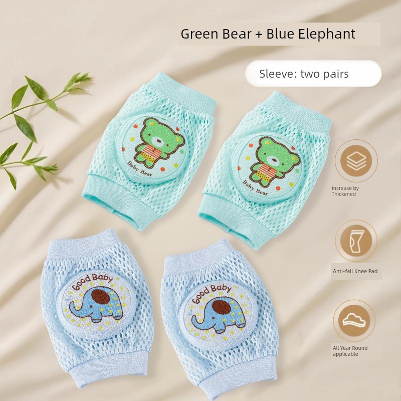 [Summer Breathable] Baby's Kneecap Baby Crawling Thin Men and Women Toddling Fall Protection Protective Gear Children Children Little Kids — 8