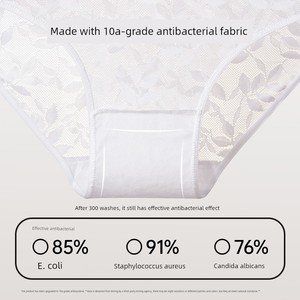 [Breaking New Product] Velvet Breath Disposable Women's Lace Seamless Underwear, Mid-Low Waist, Antibacterial, Breathabl