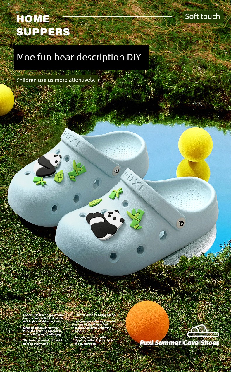 Puxi 2026 Clogs for Children, Boys and Girls, Summer Thick-Soled Height-Increasing Slippers with a Soft, Non-Slip Feel, Suitable for Outdoor and Beach Wear — 1