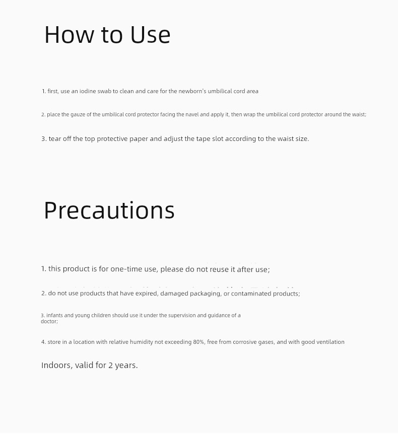 October Crystal Baby Navel Band Belly Wrap Newborn Pure Cotton Disposable Navel Band for Newborns 0-3 Months — 13