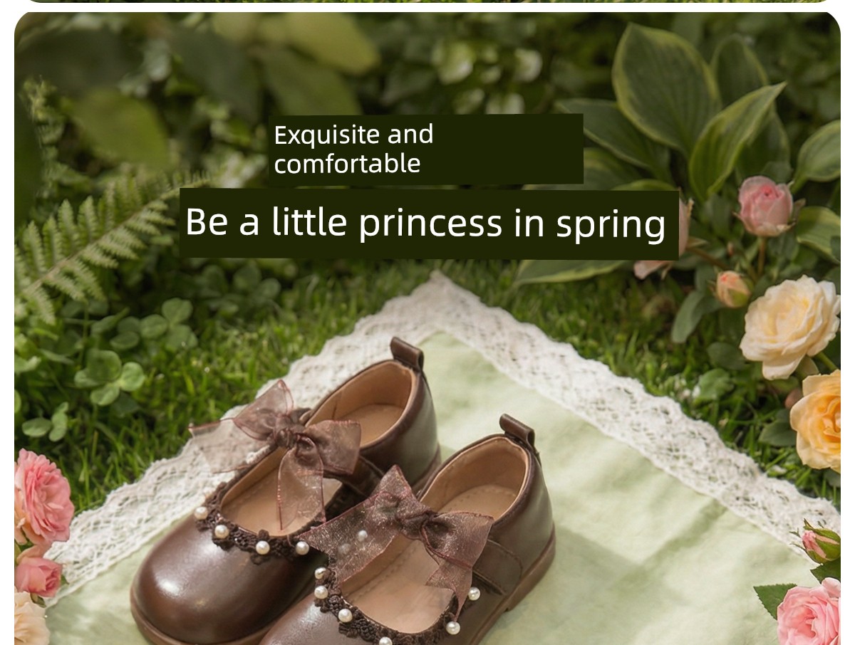 White Kids Soft Bottom Women's Baby Fall and Winter Princess Shoes — 2