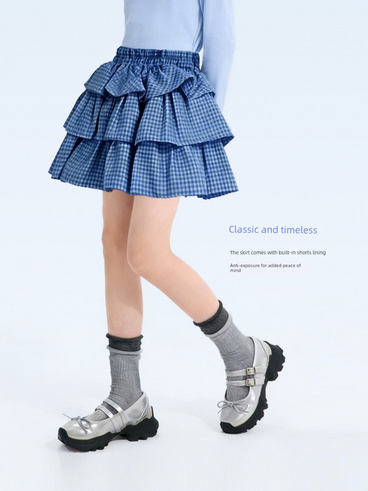 Tutu Little Elephant Children's Clothing Girls' Summer Outfit 2026 New Model Kids' Pure Cotton Breathable Vest and Skirt Two-Piece Set — 2
