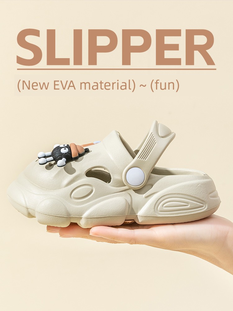 Children's Slippers Summer 2026 New Style Boys' and Girls' Baby Clogs Kids Indoor Non-Slip Parent-Child Sandals — 3