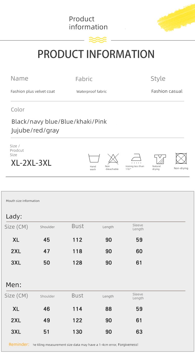Plush waterproof antifouling household Wear out zipper Smock
