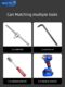 1/2 sleeve head lengthened electric wrench deepens hexagonal wind cannon thin-wall hollow pull-out motorcycle electric vehicle maintenance