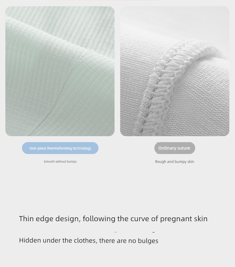 October Crystal Maternity Underwear Invisible Low-Waist Antibacterial Postpartum Lightweight Breathable Ice Silk Pants for Early, Mid, and Late Pregnancy — 8