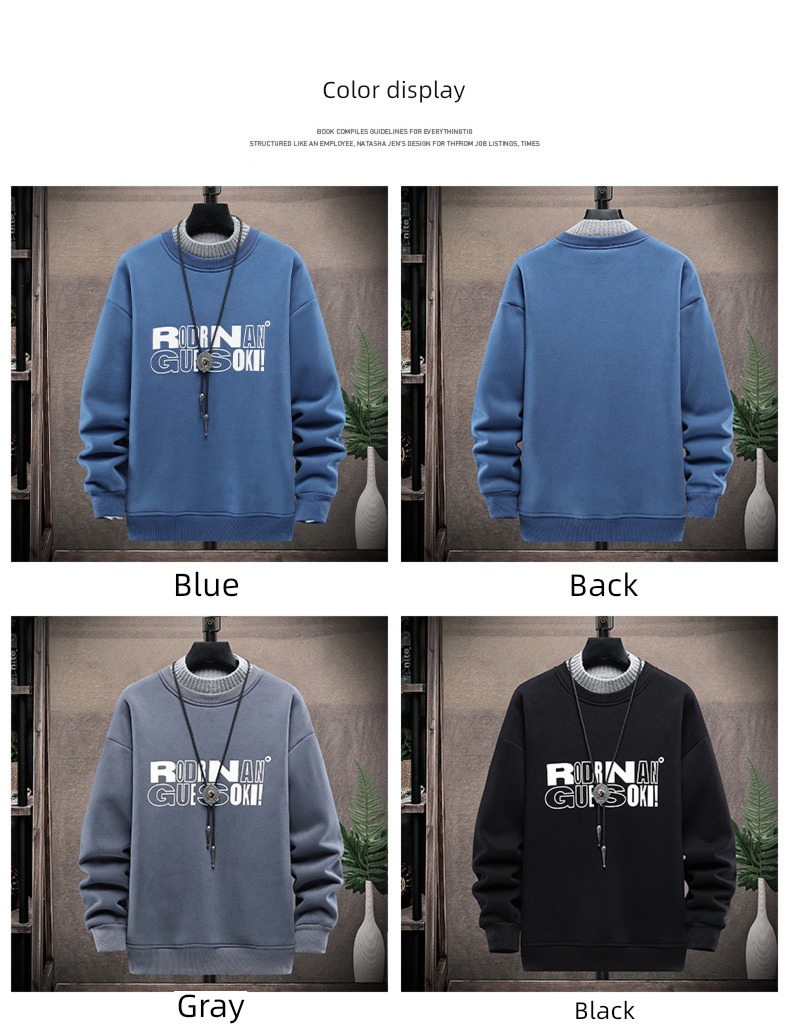 winter Half high collar student easy keep warm Plush Sweater