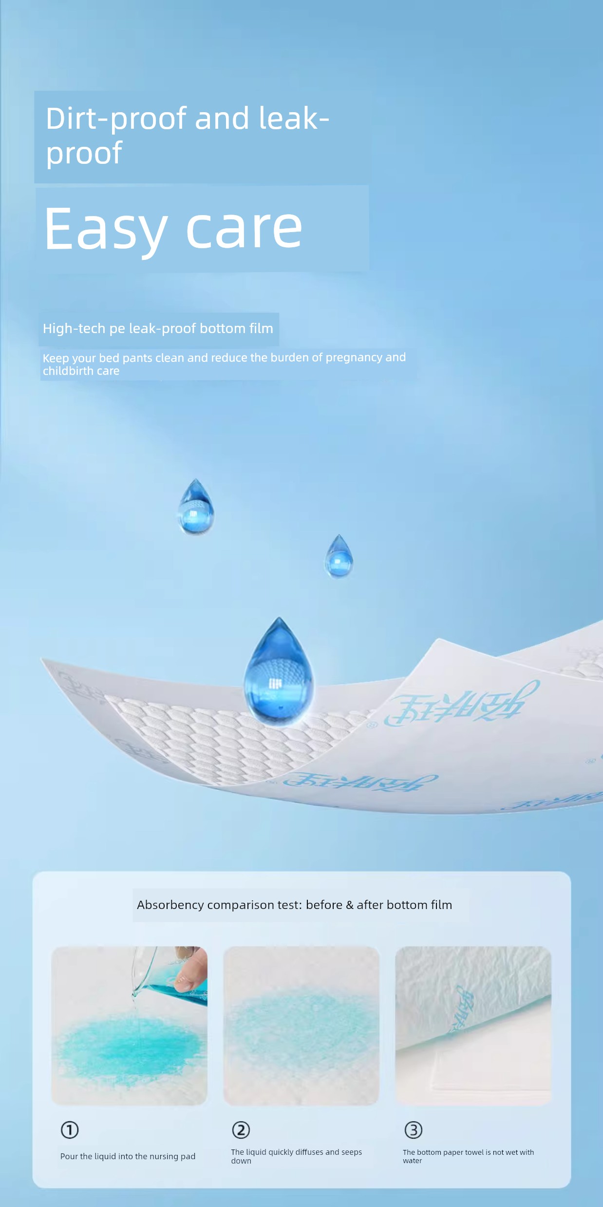 All-Cotton Era Skin-Friendly Maternity Pads for Postpartum Use, Disposable Urine Pads for Pregnant Women, Adult Care Menstrual Pads — 10